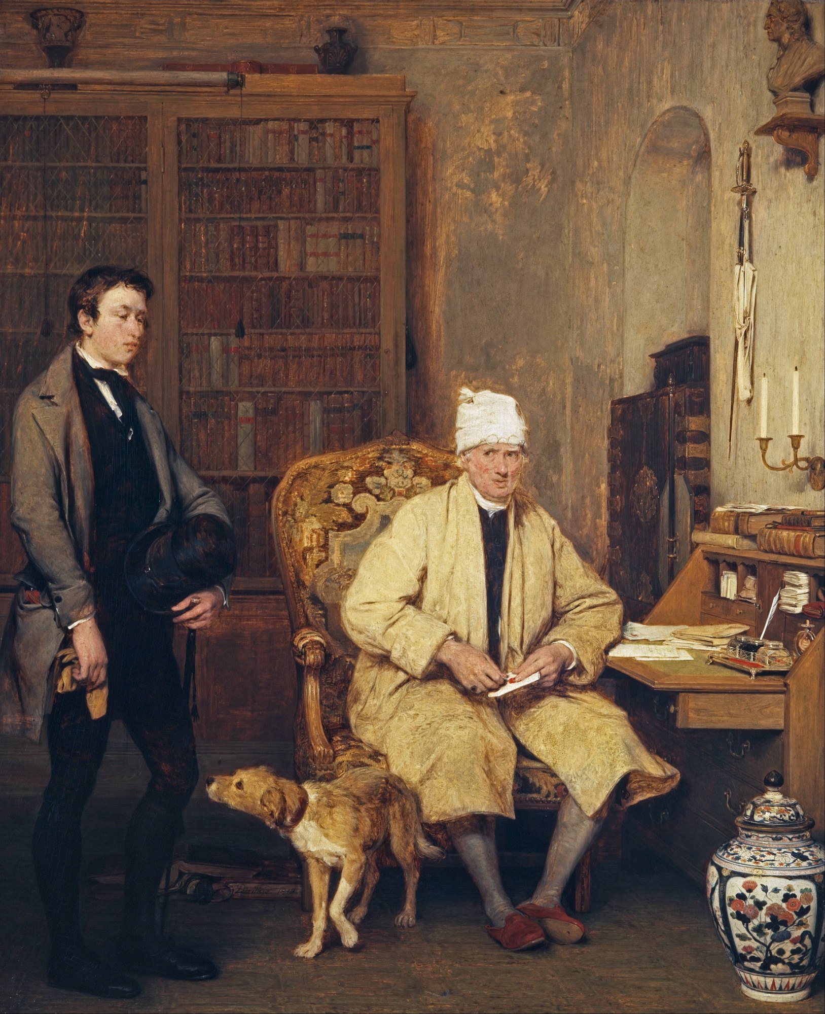 The Letter of Introduction by David Wilkie - hand-painted oil reproduction
