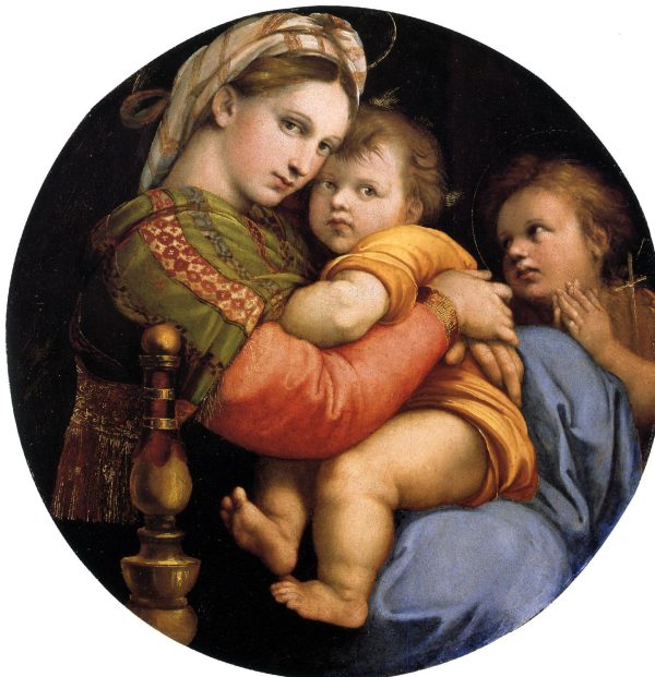 The Madonna of the Chair by Raphael Sanzio