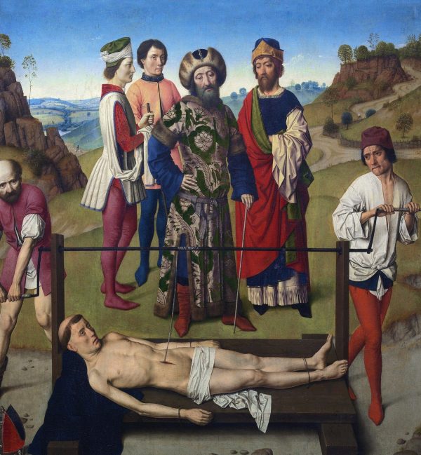 The Martyrdom of Saint Erasmus (Elmo) by Dirk Bouts