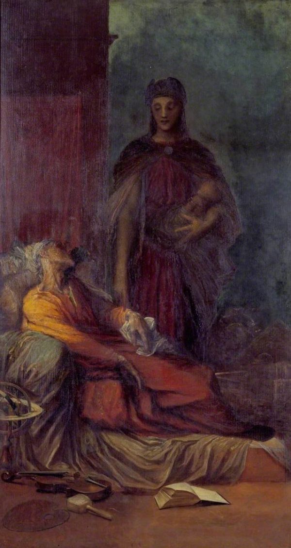 The Messenger by George Frederic Watts
