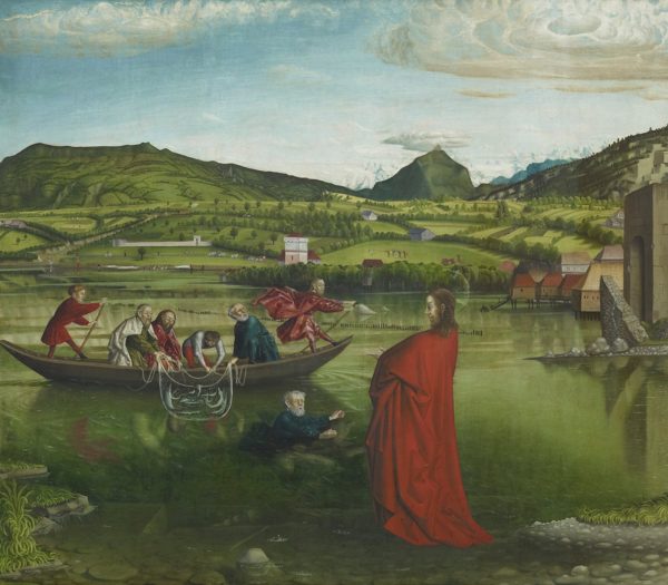 The Miraculous Drought of Fishes by Konrad Witz
