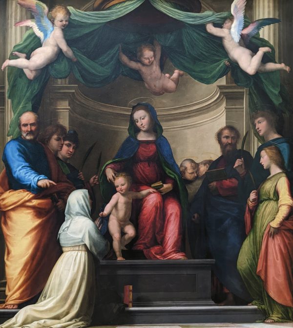 The Mystic Marriage of St Catherine of Siena with Saints 1511 by Fra Bartolomeo