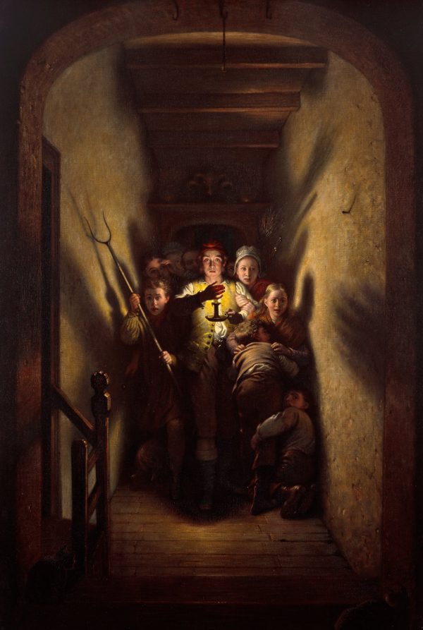 The Night Alarm The Advance by Charles West Cope
