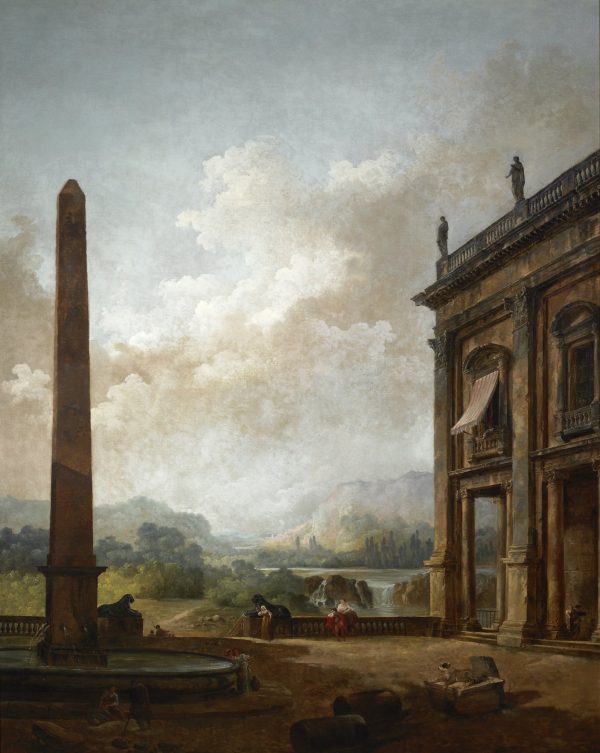 The Obelisk by Hubert Robert