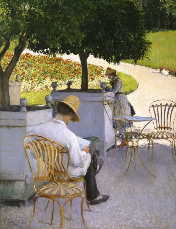 The Orange Trees by Gustave Caillebotte