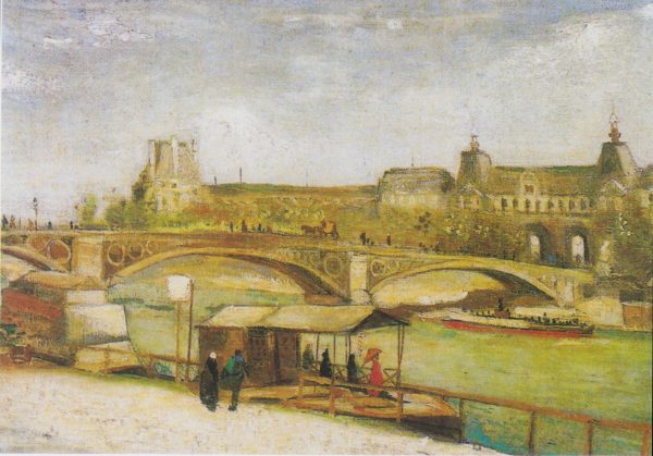 The Pont du Carrousel and the Louvre by Vincent Van Gogh