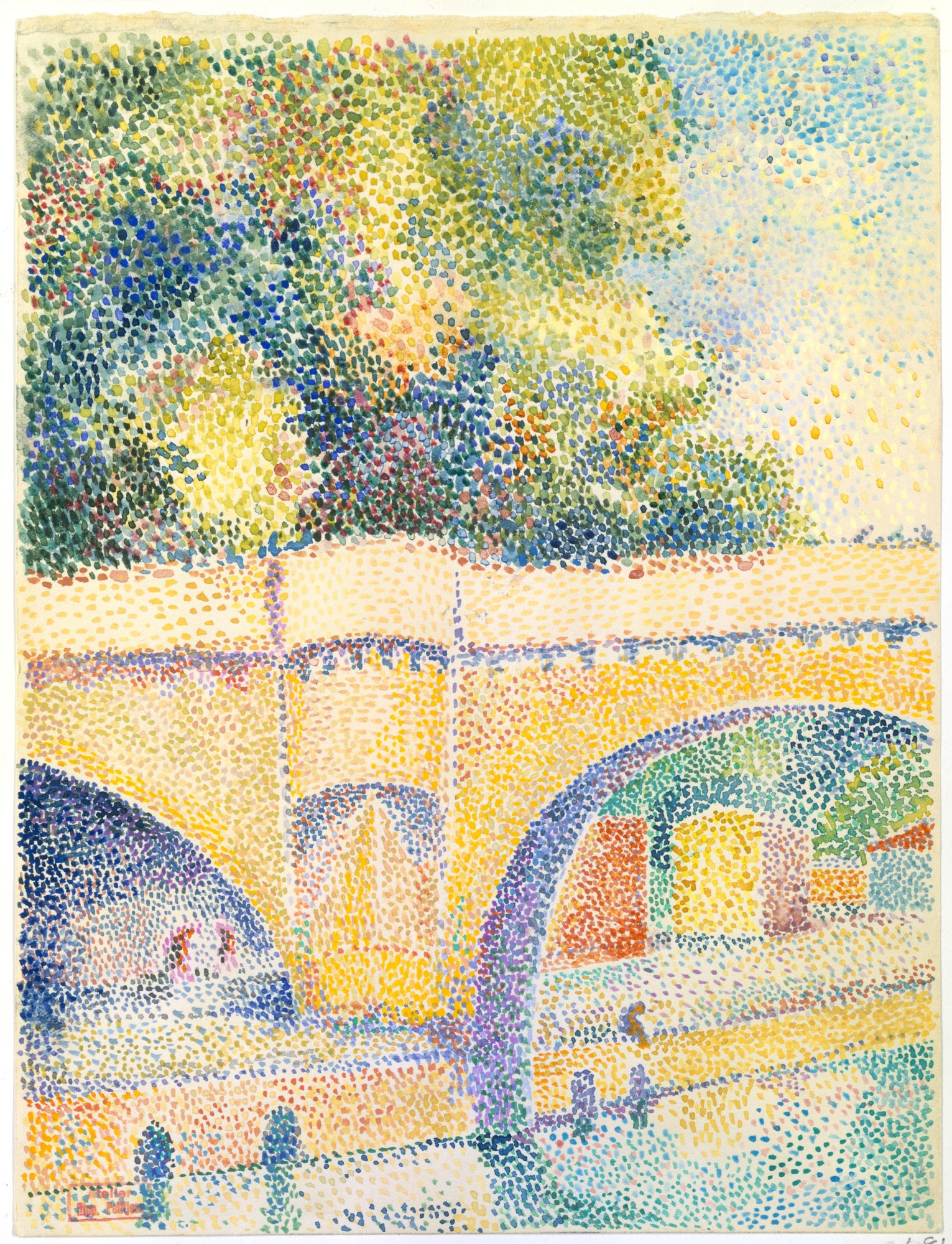 The Pont Neuf by Hippolyte Petitjean - hand-painted oil reproduction
