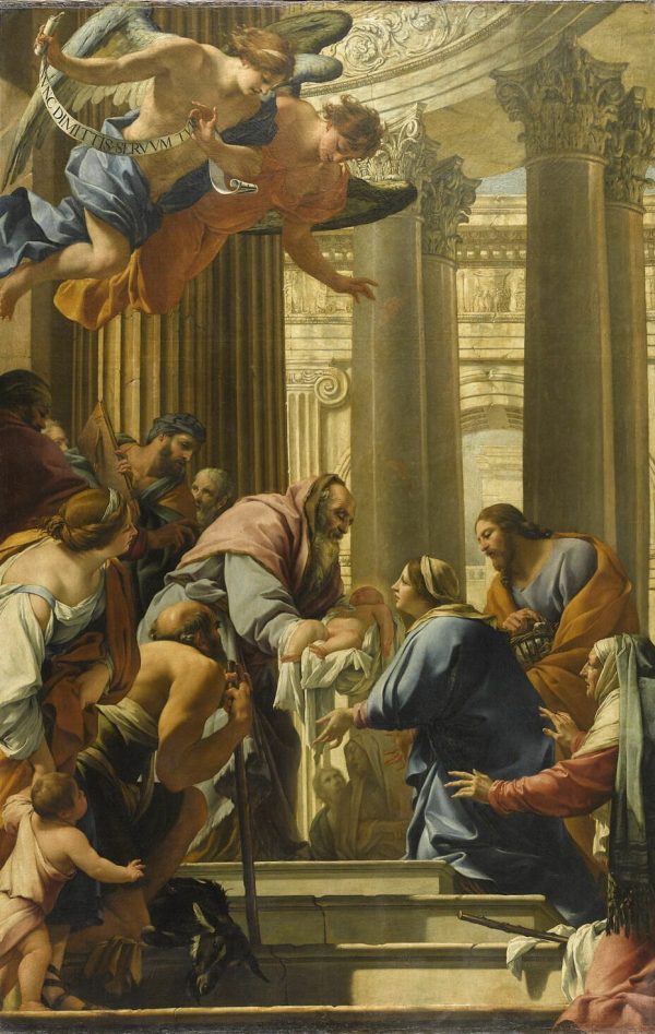 The Presentation In The Temple by Simon Vouet