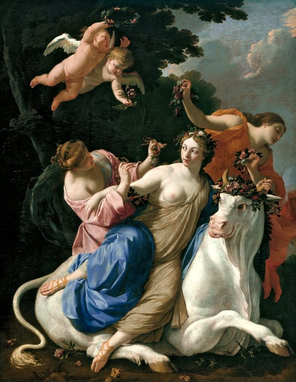 The Rape Of Europa by Simon Vouet