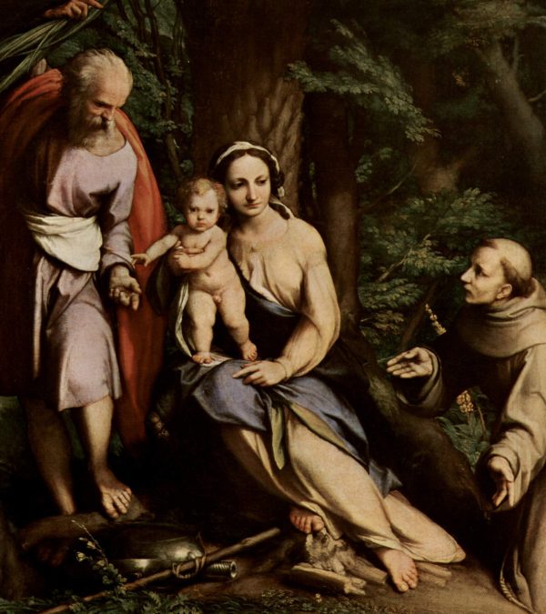 The Rest on the Flight to Egypt by Correggio