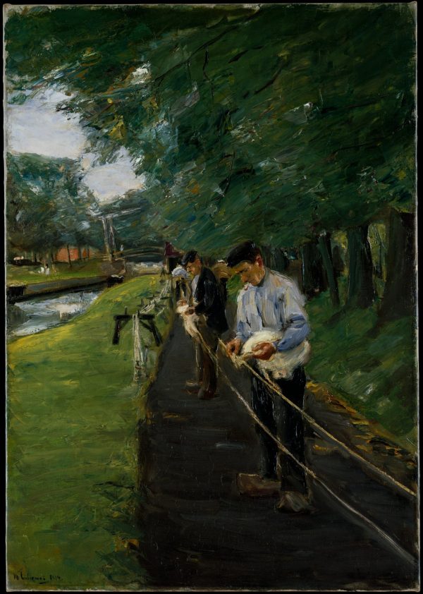 The Ropewalk in Edam by Max Liebermann