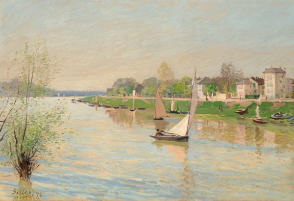 The Seine at Argenteuil by Alfred Sisley