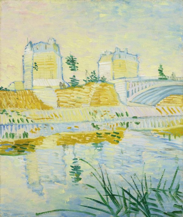 The Seine with the Pont de Clichy by Vincent Van Gogh