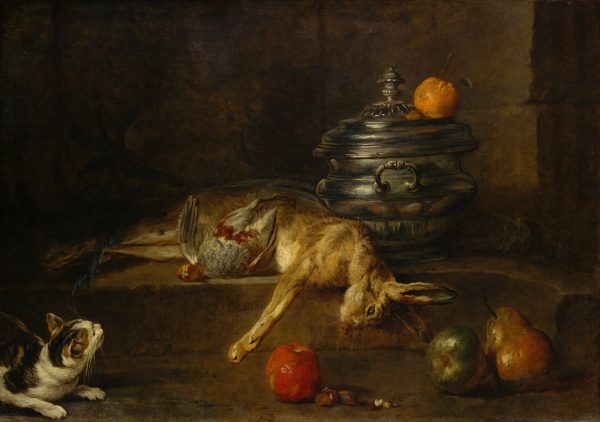 The Silver Tureen 1728 by Jean-Baptiste-Simeon Chardin