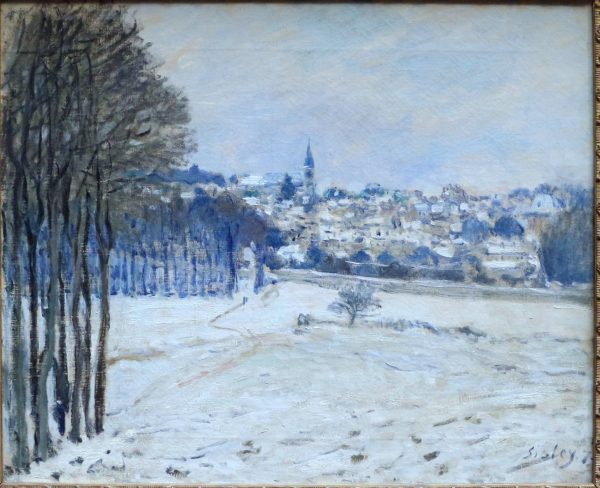 The Snow at Marly-Le-Roi by Alfred Sisley
