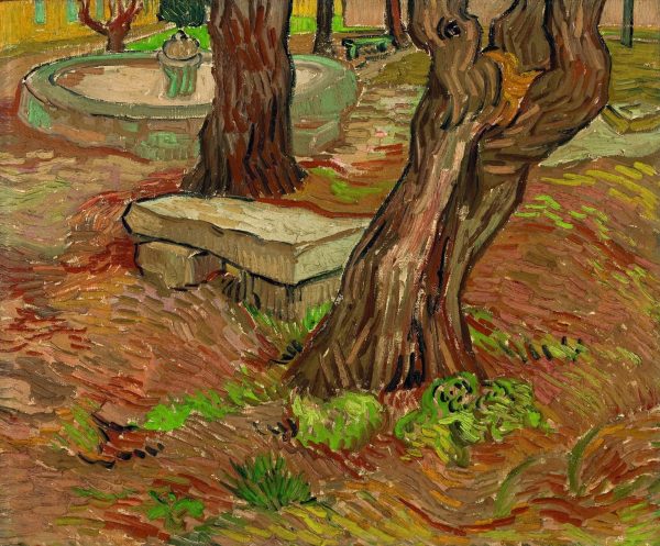 The Stone Bench in the Garden of Saint Paul Hospital by Vincent Van Gogh
