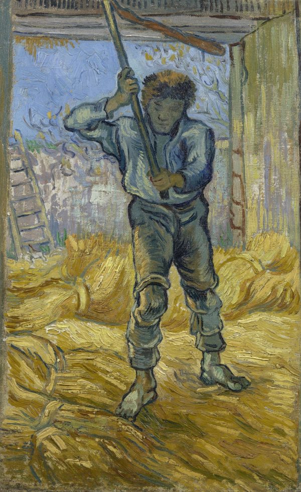 The Thresher After Millet by Vincent Van Gogh