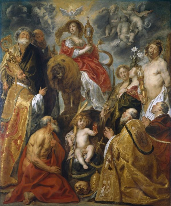 The Veneration of the Eucharist by Jacob Jordaens