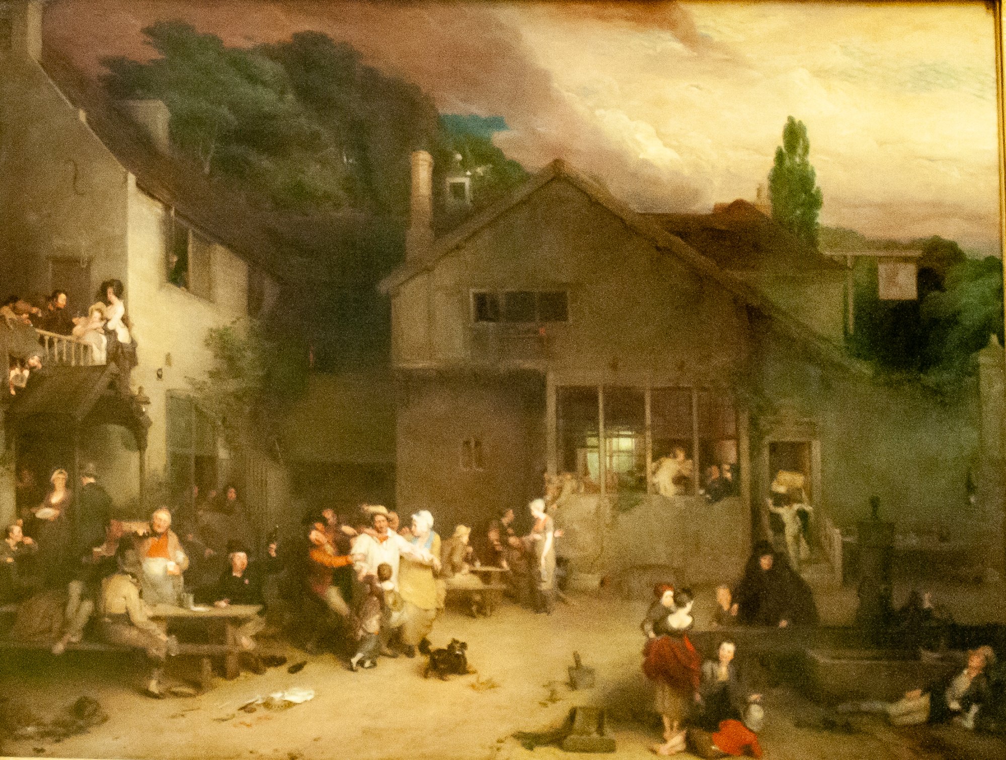 The Village Holiday by David Wilkie - hand-painted oil reproduction