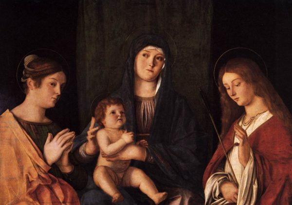 The Virgin and Child With Two Saints by Giovanni Bellini