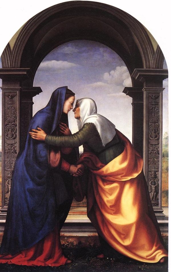 The Visitation by Mariotto Albertinelli