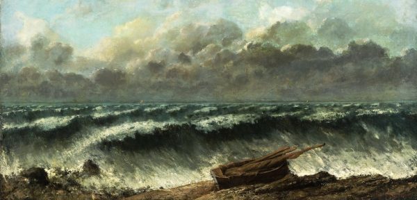 The Waves by Gustave Courbet