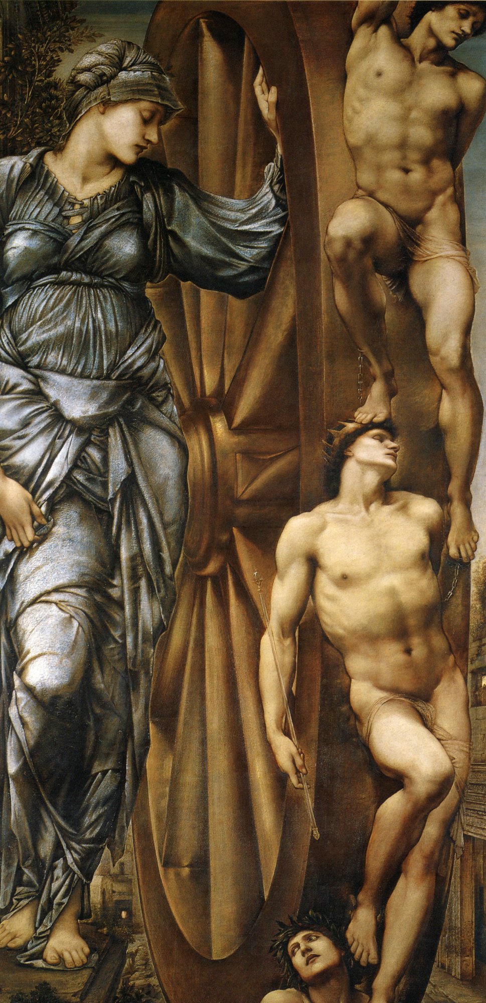The Wheel of Fortune by Edward Burne-Jones - hand-painted oil reproduction