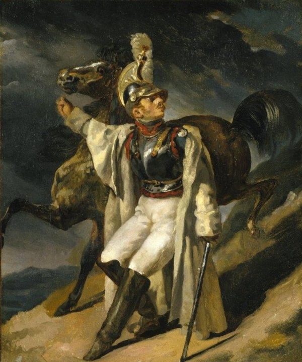 The Wounded Cuirassier by Theodore Gericault