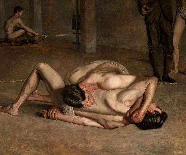 The Wrestlers by Thomas Eakins