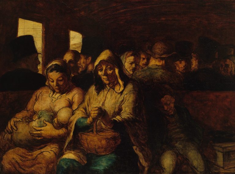 Third-Class Carriage hand-painted oil reproduction