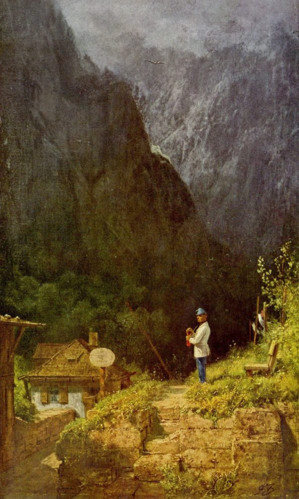 Tiroler Mauthaus by Carl Spitzweg