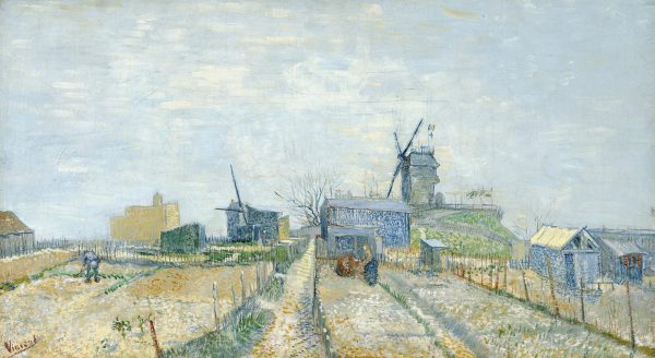 Vegetable Garden in Montmartre by Vincent Van Gogh