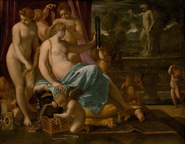 Venus Adorned By The Graces by Annibale Carracci