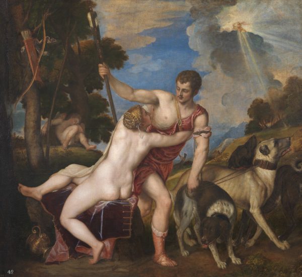 Venus and Adonis by Titian