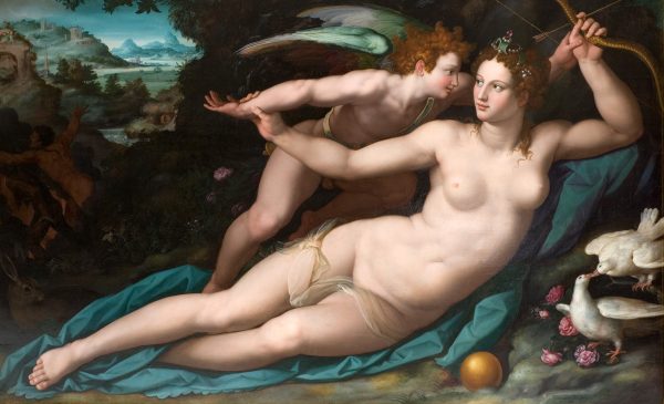 Venus and Cupid by Alessandro Allori