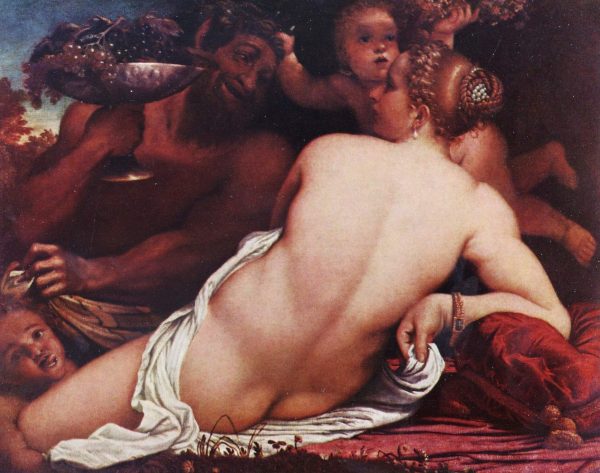 Venus with Satyr and Cupids by Annibale Carracci