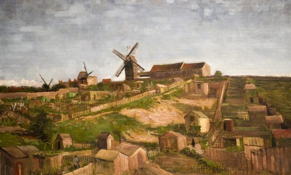 View of Montmartre with Windmills by Vincent Van Gogh