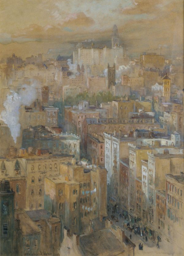 View of New York City by Colin Campbell Cooper
