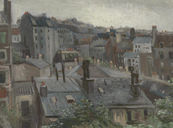 View of Roofs and Backs of Houses by Vincent Van Gogh