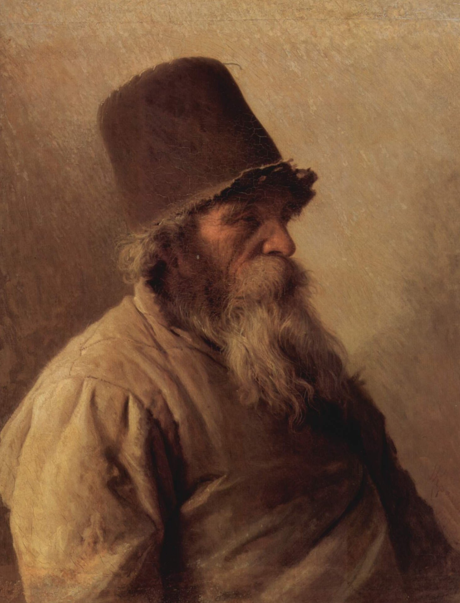 Village Elder by Ivan Nikolaevich Kramskoy - hand-painted oil reproduction