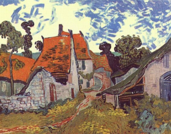 Village Street in Auvers by Vincent Van Gogh