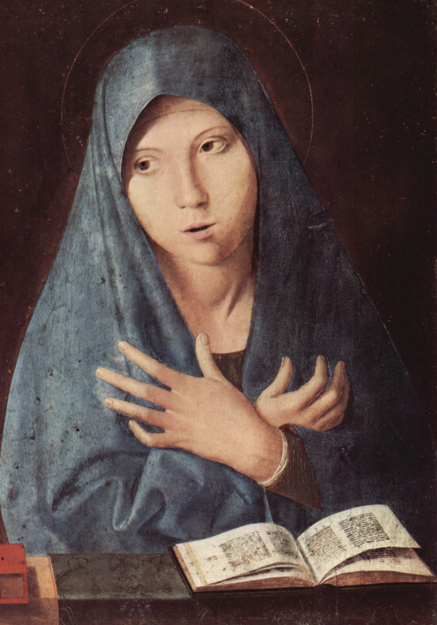 Virgin of the Annunciation by Antonello da Messina - hand-painted oil reproduction