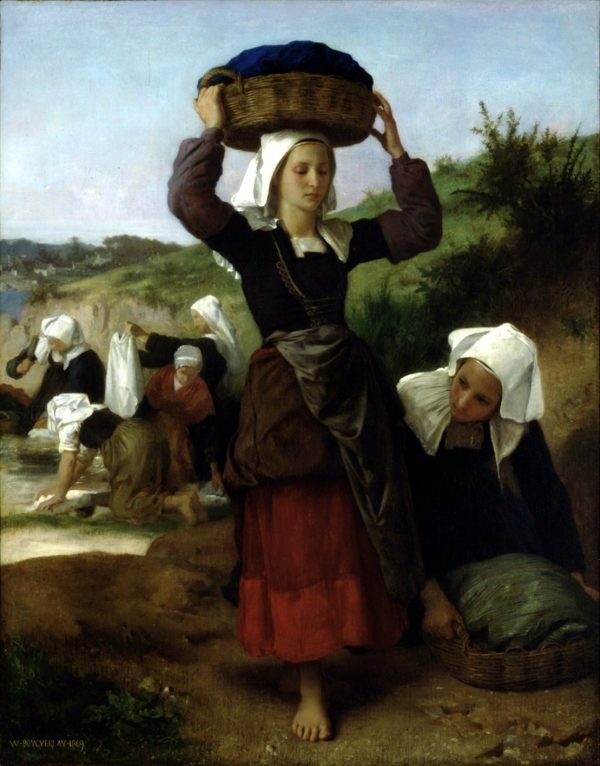 Washerwomen of Fouesnant by William Bouguereau