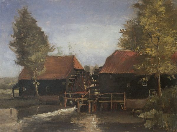 Water Mill at Kollen Near Nuenen by Vincent Van Gogh