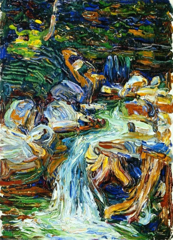 Waterfall II by Wassily Kandinsky