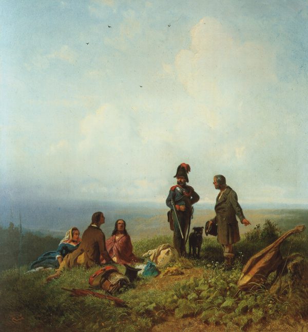 Where Is Your Passport by Carl Spitzweg