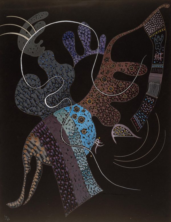 White line II by Wassily Kandinsky