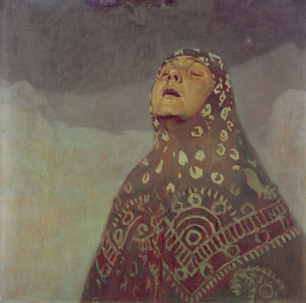 Winter 1 by Alphonse Mucha