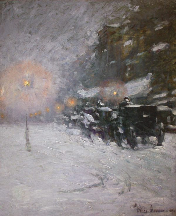 Winter Midnight by Frederick Childe Hassam